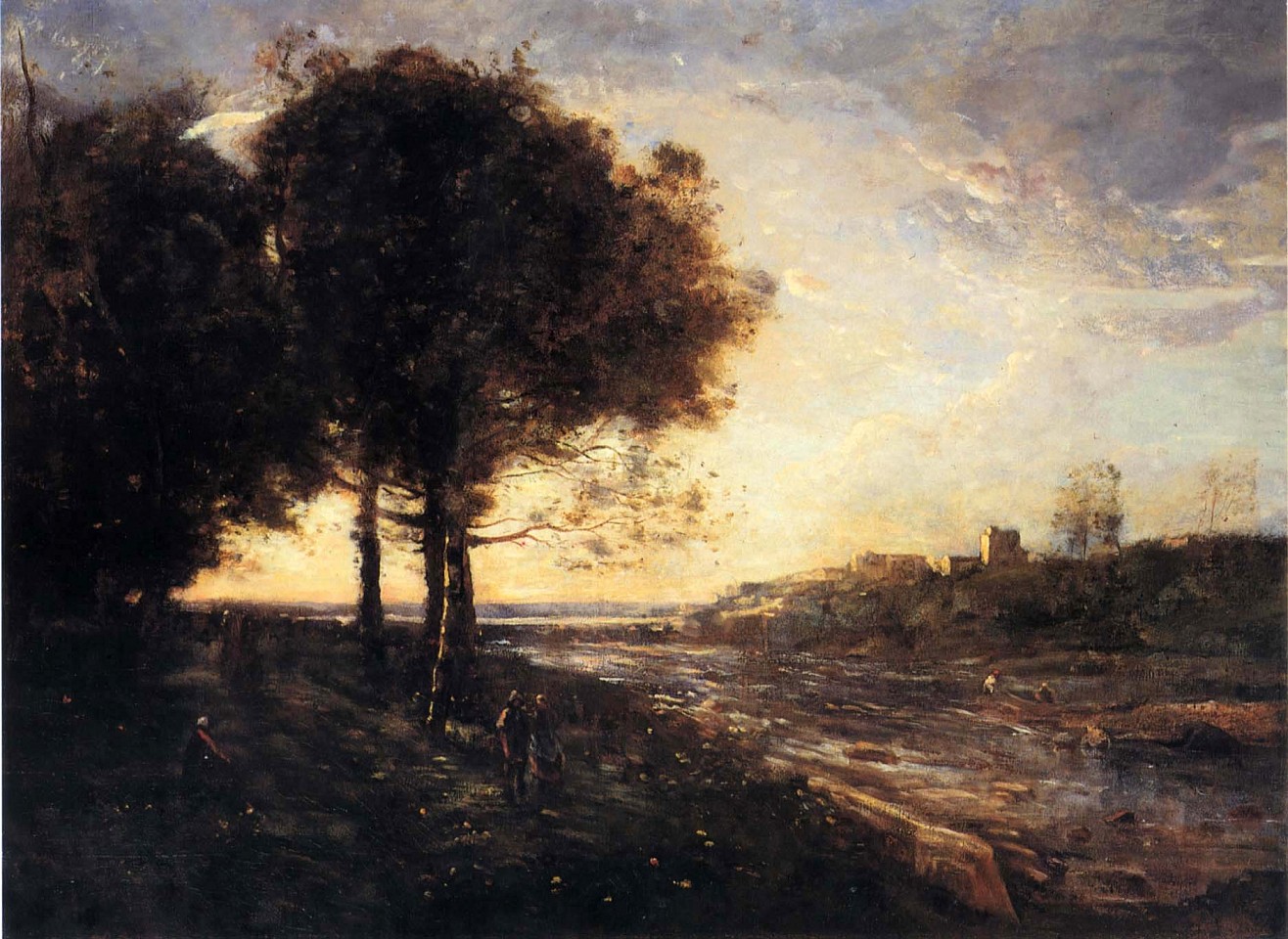 Jean Baptiste Camille Corot, Un Torrent dans des Romagnes, 1872
Oil on canvas, 25 7/8 x 35 3/4 in. (65.7 x 90.8 cm)
COR-006-PA