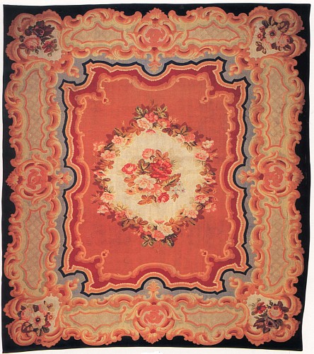Exhibition: New Acquisitions, Work: 19th Century FRENCH Aubusson Carpet, France