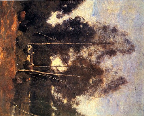Work: Jean Baptiste Camille Corot Clairiere du Bois Pierre, aux Evaux, Près Chateau-Thierry